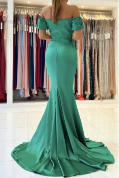 Mermaid Off-the-Shoulder Long Prom Dress Formal Evening Gowns 901211