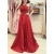 Long Red Lace Prom Dress Formal Evening Gowns 901218