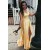 A-Line Long Yellow Prom Dress Formal Evening Gowns 901234