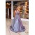 A-Line V Neck Sparkle Prom Dress Formal Evening Gowns 901240