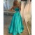 A-Line Strapless Beaded Long Prom Dress Formal Evening Gowns 901249
