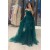 Mermaid Long Green Lace Prom Dress Formal Evening Gowns 901293