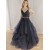 A-Line Sparkle Tulle Long Prom Dress Formal Evening Gowns 901366