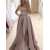 A-Line One Shoulder Long Prom Dress Formal Evening Gowns 901376