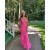 Long Pink Lace Prom Dress Formal Evening Gowns 901473