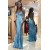 Long Blue Sequin Prom Dress Formal Evening Gowns 901475
