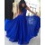 Long Royal Blue Chiffon Prom Dresses Formal Evening Gowns 901560