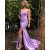 Long Strapless Mermaid Lilac Prom Dresses Formal Evening Gowns 901571