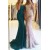 Mermaid Spaghetti Straps Long Lace Beaded Prom Dresses Formal Evening Gowns 901608