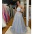 A-Line One Shoulder Sparkle Sequin Prom Dresses Formal Evening Gowns 901714