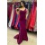 Long Mermaid One Shoulder Prom Dresses Formal Evening Gowns 901726