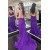 Elegant Backless Purple Sequins Long Prom Dresses Formal Evening Gowns 901878