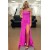 Strapless Sequins Long Prom Dresses Formal Evening Dresses with Slit 901894