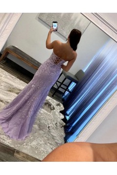 Mermaid Lace Sweetheart Long Prom Dresses Formal Evening Dresses 901928