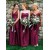 Long Grape Purple Floor Length Bridesmaid Dresses 902132