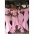 Long Pink Mermaid Asymmetrical Bridesmaid Dresses 902184