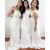 Long White Mermaid Bridesmaid Dresses 902253