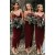 Long Burgundy Sheath/Column Spaghetti Straps Bridesmaid Dresses 902261