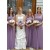 Long Purple Chiffon Beaded Floor Length Bridesmaid Dresses 902263