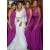 Long Purple One Shoulder Mermaid Bridesmaid Dresses 902307