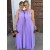 Long Lavender Chiffon Floor Length Bridesmaid Dresses 902324