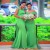 Long Green Mermaid Off the Shoulder Floor Length Bridesmaid Dresses 902348