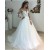 A-Line Lace Long Sleeves Wedding Dresses Bridal Gowns 903010