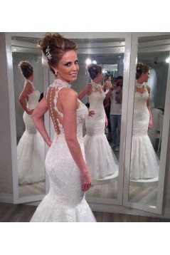 Elegant Mermaid Lace Wedding Dresses Bridal Gowns 903067