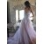 A-Line Lace V Neck Wedding Dresses Bridal Gowns 903081