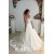 A-Line Off the Shoulder Lace Wedding Dresses Bridal Gowns 903090