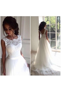 Elegant Lace and Tulle Wedding Dresses Bridal Gowns 903099