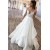 A-Line V Neck Long Wedding Dresses Bridal Gowns 903121