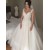 A-Line Lace V Neck Wedding Dresses Bridal Gowns 903153