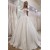 A-Line Off the Shoulder Long Wedding Dresses Bridal Gowns 903293