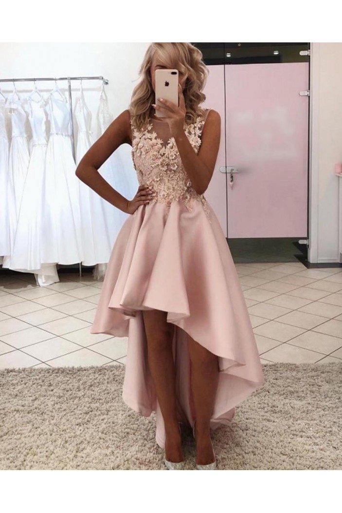 Short High Low Lace Prom Dress Homecoming Graduation Dresses 904007