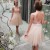 Short Pink Lace and Tulle Prom Dress Homecoming Graduation Cocktail Dresses 904015