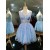 Short Blue Lace Prom Dress Homecoming Graduation Cocktail Dresses 904032