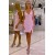 Short/Mini Pink V Neck Sequins Prom Dresses Homecoming Dresses 904058