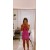 Short/Mini Fuchsia Tight Sequins Prom Dresses Homecoming Dresses 904096