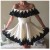 Short A-Line Black and White Lace Prom Dresses Homecoming Dresses 904104
