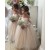 Cute Lace and Tulle Long Sleeves Flower Girl Dresses 905016