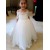 Lace and Tulle Floor Length Flower Girl Dresses 905060