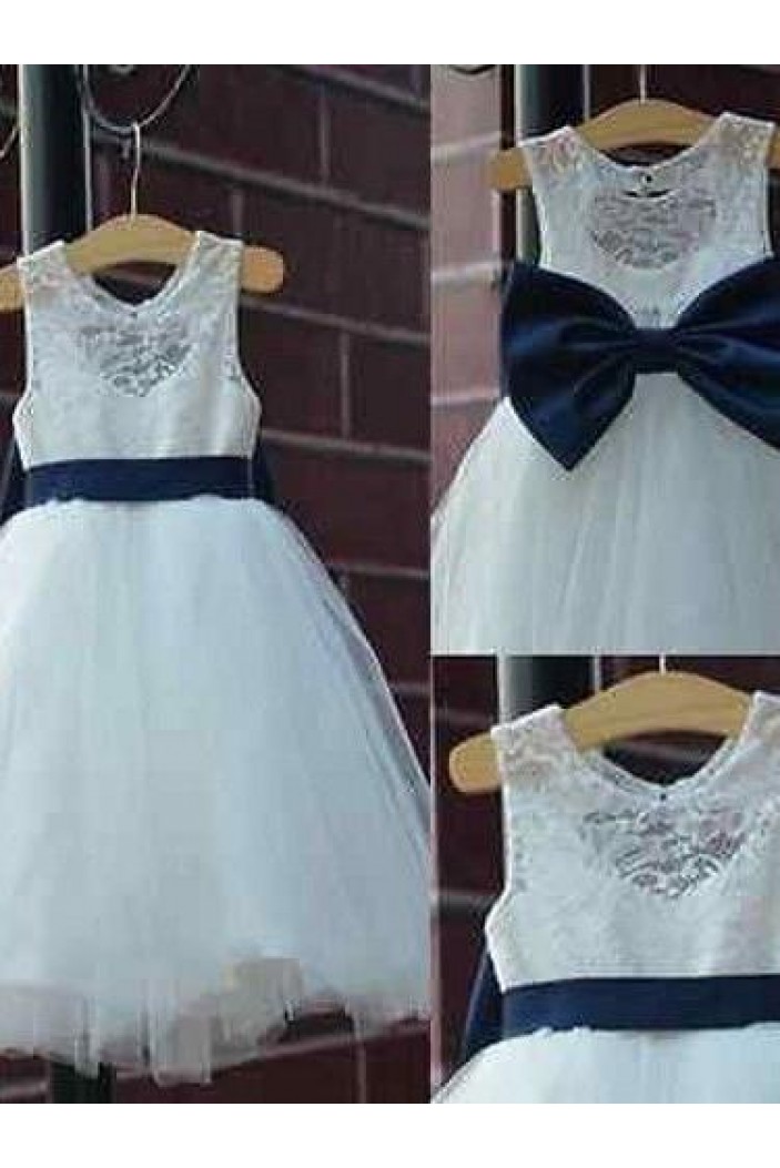 Lace and Tulle Flower Girl Dresses 905079