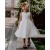 Cute Knee Length Lace and Tulle Flower Girl Dresses 905098