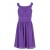 A-Line Straps Short Purple Chiffon Bridesmaid Dresses/Wedding Party Dresses BD010016