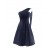 A-Line One-Shoulder Black Short Chiffon Bridesmaid Dresses/Wedding Party Dresses BD010017
