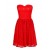 A-Line Sweetheart Short Red Lace Bridesmaid Dresses/Wedding Party Dresses BD010027