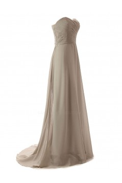 A-Line Sweetheart Long Chiffon Bridesmaid Dresses/Wedding Party Dresses BD010168