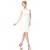 A-Line One-Shoulder Short White Bridesmaid Dresses/Wedding Party Dresses BD010211