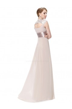 A-Line Long Chiffon Bridesmaid Dresses/Evening Dresses BD010272